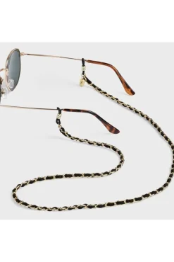 Sunny Cords Classy C Gold & Black Chain* Glasses Chains|Glasses Chains