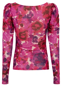 Cras Buzzing Pink Garden Floral Top* T-Shirts & Tops|Blouses, Shirts & Statement Tops