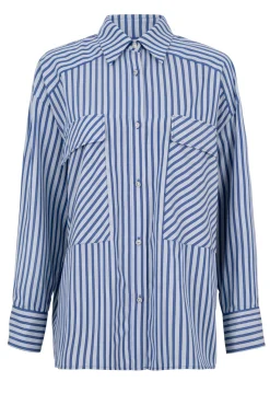 Cras Day Blue Stripe Shirt* Blouses, Shirts & Statement Tops