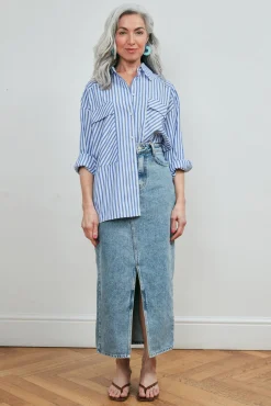 Cras Day Blue Stripe Shirt* Blouses, Shirts & Statement Tops