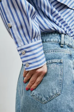 Cras Day Blue Stripe Shirt* Blouses, Shirts & Statement Tops