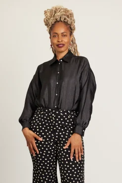 Cras Gina Black Shirt* Blouses, Shirts & Statement Tops