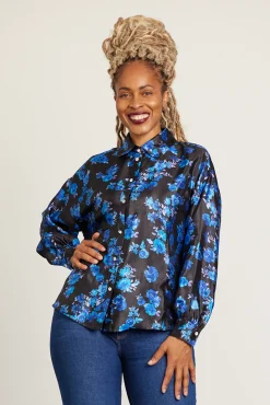 Cras Gina Dazzling Blue Shirt* Blouses, Shirts & Statement Tops
