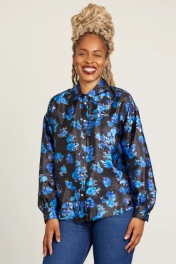 Cras Gina Dazzling Blue Shirt* Blouses, Shirts & Statement Tops