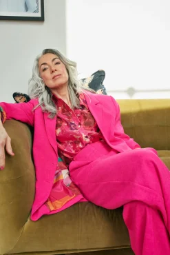 Cras Gina Pink Garden Shirt* Blouses, Shirts & Statement Tops