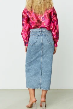 Cras Legend Denim Midi Skirt* Denim|Skirts & Trousers