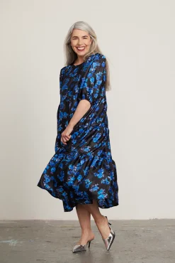 Cras Lili Dazzling Blue Midi Dress* Dresses & Jumpsuits
