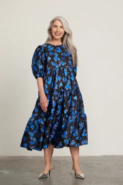 Cras Lili Dazzling Blue Midi Dress* Dresses & Jumpsuits