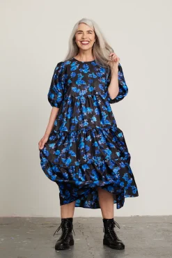 Cras Lili Dazzling Blue Midi Dress* Dresses & Jumpsuits