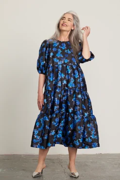 Cras Lili Dazzling Blue Midi Dress* Dresses & Jumpsuits