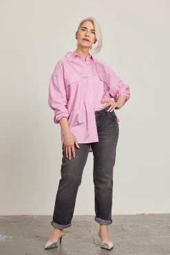 Cras Office Pink Stripe Shirt* Blouses, Shirts & Statement Tops