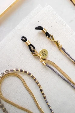 Sunny Cords Emma-Jane Beaded & Gold Double Sunglasses Chain* Glasses Chains|Glasses Chains