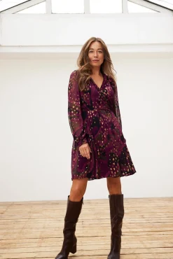 Fabienne Chapot Azure Short Printed Dress* Dresses & Jumpsuits