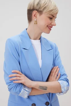 Fabienne Chapot Benny Light Blue Blazer* Jackets & Blazers|Tailoring