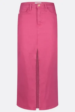 Fabienne Chapot Carlyne Denim Pink Midi Skirt* Denim|Skirts & Trousers
