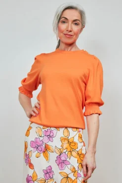 Fabienne Chapot Jolly Mandarin Orange Jumper* Knitwear & Sweatshirts