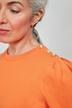 Fabienne Chapot Jolly Mandarin Orange Jumper* Knitwear & Sweatshirts