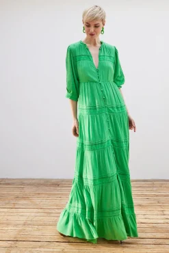 Fabienne Chapot Kira Green Maxi Dress* Dresses & Jumpsuits