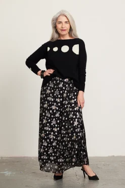 Fabienne Chapot Lydia Indi Star Lurex Midi Skirt* Skirts & Trousers