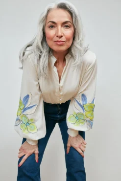 Fabienne Chapot Marielle Embroidered Floral Blouse* Blouses, Shirts & Statement Tops