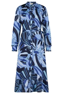 Fabienne Chapot Marina Riviera Blue Floral Midi Dress* Dresses & Jumpsuits