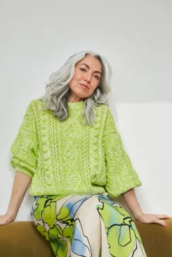 Fabienne Chapot Suzy Lovely Lime Jumper* Knitwear & Sweatshirts