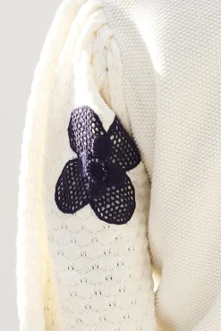 Fabienne Chapot Treboli White Embroidered Jumper* Knitwear & Sweatshirts