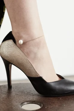 Gem & Tonic Gembud White Freshwater Pearl 9kt Gold Anklet* Bracelets & Cuffs