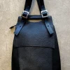 Coco Barclay Georgie Black Italian Leather Rucksack* Bags
