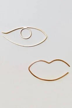 Gem & Tonic Glance Gold Earring* Earrings