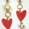 Dark Horse Ornament Heartbreaker Asymmetric Drop Earrings* Earrings