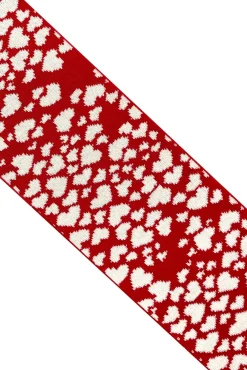 Ingmarson Hearts Wool & Cashmere Red Scarf* Scarves & Shawls