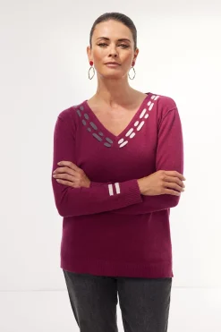 Jacynth London Regina Berry Jumper* Knitwear & Sweatshirts