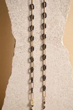 Sunny Cords Louis Black & Gold Glasses Chain* Glasses Chains|Glasses Chains