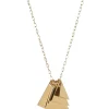 Titlee Ludlow Gold Plated Triangles Necklace* Necklaces
