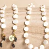 Sunny Cords Maya White Hexagon Glasses Chain* Glasses Chains|Glasses Chains