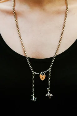 Hooked Music, Love And Dancing Sterling Silver One-Of-A-Kind Necklace* Necklaces