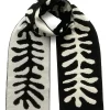 Ingmarson Organic Shape Wool & Cashmere Black Scarf* Scarves & Shawls