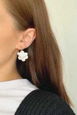 Cloud + Clay Orla Pearlescent Floral Earrings* Earrings