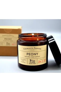 Charlotte Spencer Peony Natural Wax Candle* Candles