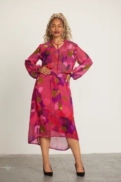 POM Amsterdam Brushwork Fiery Pink Top* T-Shirts & Tops|Blouses, Shirts & Statement Tops