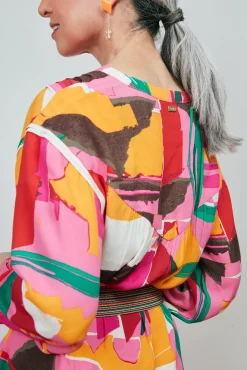 POM Amsterdam Cape Town Printed Midi Dress* Dresses & Jumpsuits