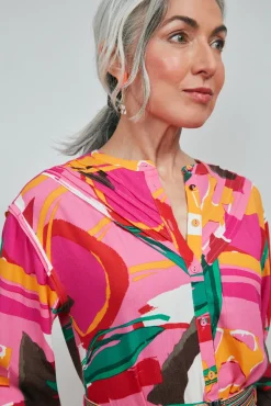 POM Amsterdam Cape Town Printed Midi Dress* Dresses & Jumpsuits