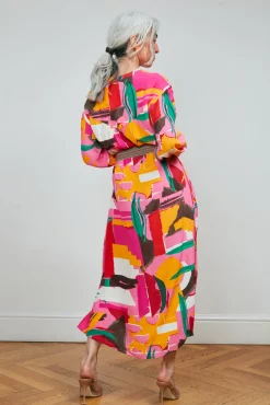 POM Amsterdam Cape Town Printed Midi Dress* Dresses & Jumpsuits