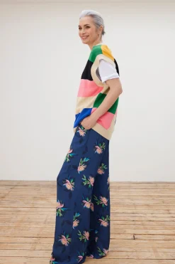 POM Amsterdam Expressive Flower Trousers* Skirts & Trousers