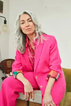 POM Amsterdam Pink Glow Blazer* Jackets & Blazers|Tailoring