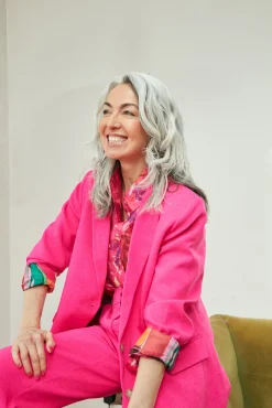 POM Amsterdam Pink Glow Blazer* Jackets & Blazers|Tailoring