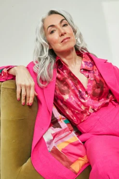 POM Amsterdam Pink Glow Blazer* Jackets & Blazers|Tailoring