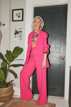 POM Amsterdam Pink Glow Blazer* Jackets & Blazers|Tailoring