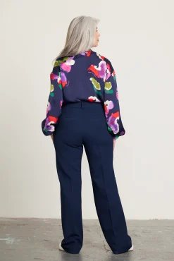 POM Amsterdam Violets Floral Blouse* Blouses, Shirts & Statement Tops